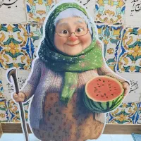 استند چوبی یلدایی|صنایع دستی و سایر لوازم تزئینی|رشت, هلال احمر|دیوار