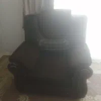 مبل هفت نفره باکناره های چرمی