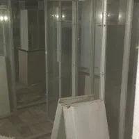 ویترین آلومینیوم به تعداد ۱۲ عدد کف اینه|بوفه، ویترین، کنسول|مه ولات, |دیوار