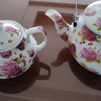 کتری وقوری لعابی چینی