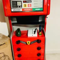 سرویس تخت و میز تحریر ماشین فراری قرمز و سفید|تخت و سرویس خواب|پردیس, فاز ۲|دیوار