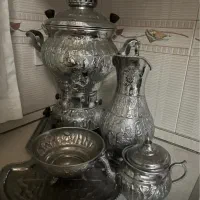 سماور قلم کاری شده برنجی