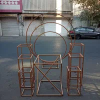 میز سه سایز بکگراند دایره استند