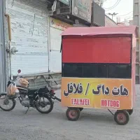 فروش گاری فلافل آماده به کار کاملا سالم|کافیشاپ و رستوران|رباطکریم, رباطکریم|دیوار