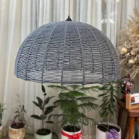 لوستر مکرومه طرح گنبدی