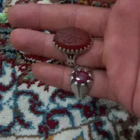 انگشتر یاقوت وخط یمنی