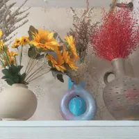 گلدان باگل مصنوعی|گل مصنوعی|پردیس, فاز ۹|دیوار