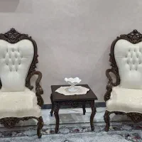 مبل ۷نفره با نهارخوری ۶نفره درحدنو و جهیزیه باکاور|مبلمان خانگی و میز عسلی|تهران, جوانمردان (اندیشه)|دیوار