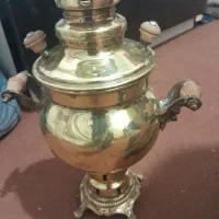 سماور ۱.۵لیتری مسی ذغالی عتیقه