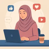 استخدام ادمین خانم جهت تبلیغات در فضای مجازی
