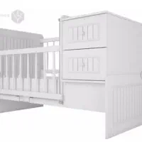 تخت خواب دو منظوره کودک و نوجوان|تخت و سرویس خواب|امیدیه, |دیوار