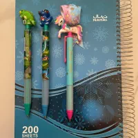 دفتر ۲۰۰ برگ(نهال) و اتود و خودکار(نو)