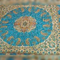 رو تختی و ۴ عدد رو بالشی سر هم ترمه