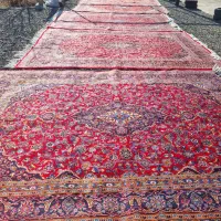 ۶تخته ۱۲ متری دستبافت کاشان ومشهد شهربافت|فرش|میانه, |دیوار