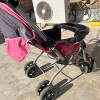 کالسکه صورتی دلیجان سالم و محکم