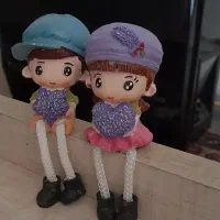 مجسمه دختر و پسر