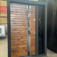 درب اتاق با mdfسبز/ضد آب/پنجره دوجداره/ضدسرقت