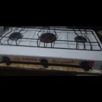 گاز رو میزی آشین سه شعله در حد نو