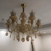 لوستر کریستالی مورانو (رومی)|لوستر و چراغ آویز|تهران, آهنگ|دیوار