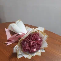 دسته گل های روبانی