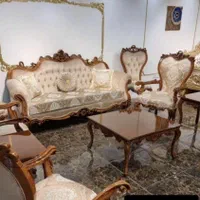مبل استیل وکلاسیک مدل افسون|مبلمان خانگی و میز عسلی|مشکین‌دشت, |دیوار