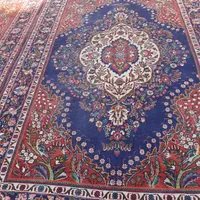 جفت قالی دستباف شش متری طرح درختی اصیل