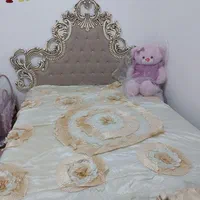 تخت دو نفره کاملا نو تشک طبی رویال سرویس رو تختی