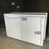 تعدادی کمد و ویترین|بوفه، ویترین، کنسول|پیربازار, |دیوار