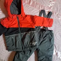 کاپشن و شلوار اسکی(بسیار گرم) مارک