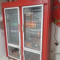 یخچال دو در مغازه