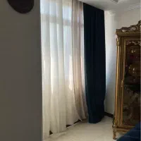 والان پرده سرمه ای۲عدد|پرده، رانر، رومیزی|تهران, والفجر (افسریه)|دیوار