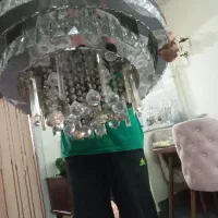 لوستر|لوستر و چراغ آویز|ری, منصوریه منگل|دیوار