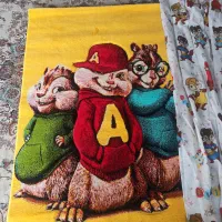 فرش و پرده اتاق کودک ست آلوین و دوستان|فرش|نسیمشهر, |دیوار