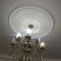 لوستر برنجی اصل ۴ شاخه ۸ شعله|لوستر و چراغ آویز|پاکدشت, پاکدشت (مامازند)|دیوار