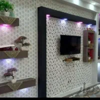 نقاشی ساختمان طرح کاغذدیواری