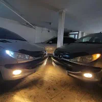 ۲ پژو ۲۰۶ تیپ ۶ اتومات ۸۵ و ۸۳ بسیار سالم بی‌خرج