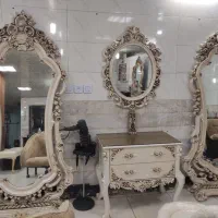 ست آیینه وکنسول/آیینه قدی/دراورسه کشو/عسلی|بوفه، ویترین، کنسول|گرگان, |دیوار