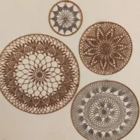 دیوار کوب ماندالا بافی