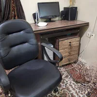کامپیوتر ومیز صندلی گردان|رایانه رومیزی|تهران, نعمت‌آباد|دیوار