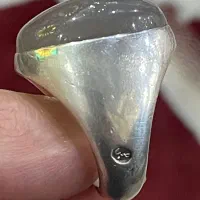 انگشتر عقیق کبود رکاب قدیمی استاد صبا کهنه کلکسیون