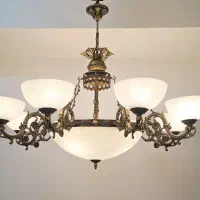 ست ۲ عدد لوستر ۸شاخه + ۱ عدد ۵ شاخه (جمعا۳عدد)