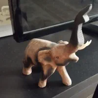 مجسمه فیل چوبی هنر دست 5 عدد