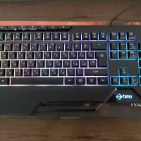 کیبورد فاطر مدل KCR-7000Bدارای RGB