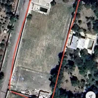 زمین چهار دیواری با جواز 5000متری بنایی قدیمی
