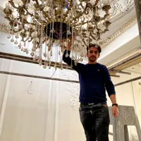 انواع لوستر طبقاتی و کوچک به قیمت کارخانه|لوستر و چراغ آویز|کاشان, دانش|دیوار