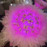 گل روبانی  و پروانه ای به طرح دلخواه شما