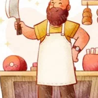 قصاب،کارگرساده،مرغ کار