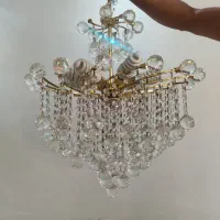 لوستر و دیوار کوب کریستالی ،واوان