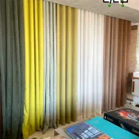فروش ویژه پرده پانچ آماده + حریر رایگان