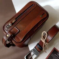 انواع کیف دستدوز چرم گاوی